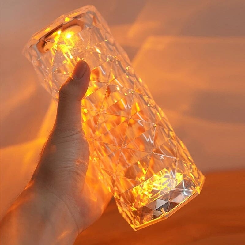 Luminária de Cristal em LED 16 Cores Projetor Loja 