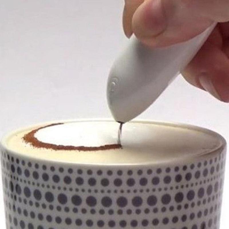 Caneta Decoradora Pen Art Coffee para Café, Cappuccino e Confeitaria 0 Paneshopping.com 