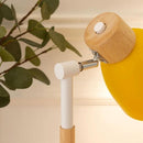 Arandela de Mesa Wooden Regulável com Interruptor Iluminação 47 (205,83) Casas Gael 