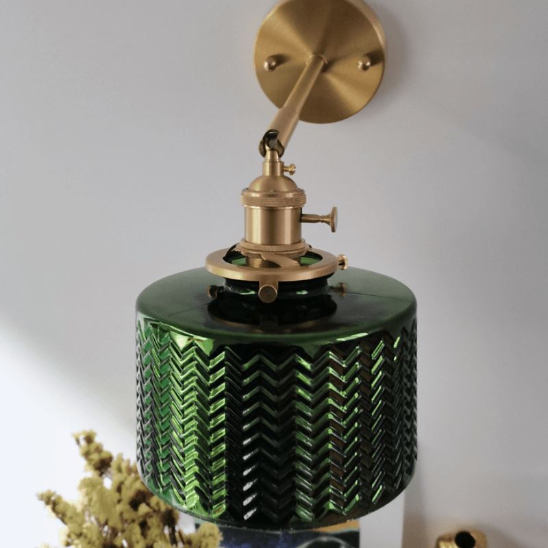 Arandela Vintage Metal e Vidro Iluminação 27 (284,67) Casas Gael 