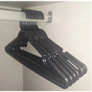 Cabide Reforçado Adulto Preto kit 30 Unidades Cabide Paneshopping.com 