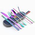Conjunto de Talheres de luxo para Camping Casa e Decoração Paneshopping.com Colorido 