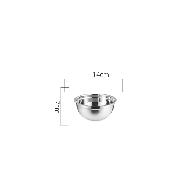 Conjunto de Tigelas em Aço Inoxidável Jogo de Tigelas de Aço Paneshopping.com 14cm bowl 