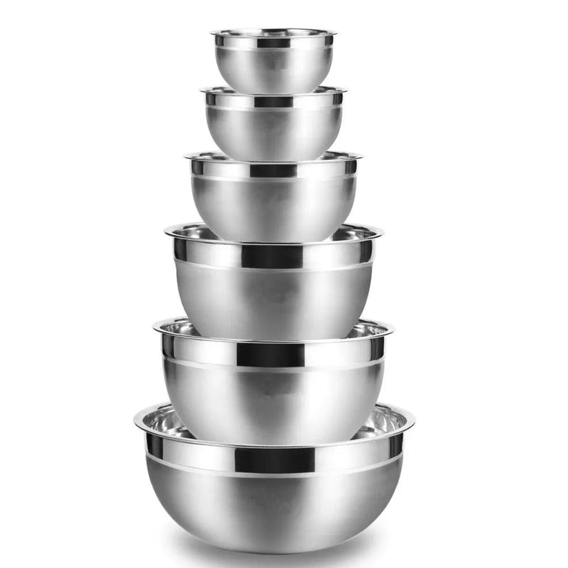 Conjunto de Tigelas em Aço Inoxidável Jogo de Tigelas de Aço Paneshopping.com 
