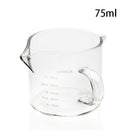 Copo de medição de café expresso com cabo de madeira. 0 casa,mesa e jardim 100ml Xícara 