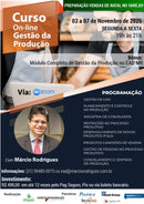 Curso Ao Vivo de Gestão da Produção Panificação ON Line com Márcio Rodrigues Metodologia PROPAN Curso Ao Vivo de Gestão da Produção Panificação ON Line com Márcio Rodrigues Metodologia PROPAN Paneshopping.com 