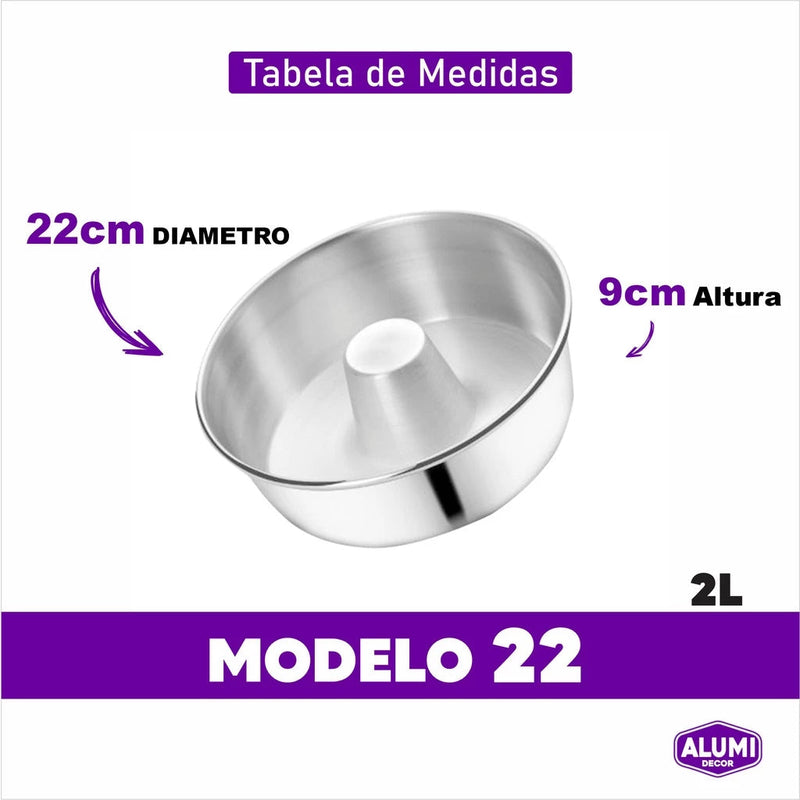 Forma de Bolo Redondo de Alumínio 0 shopee 