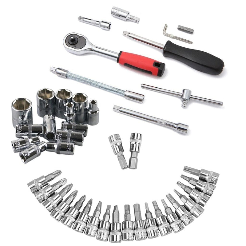 Kit De Ferramentas Multiuso 46 Peças Kit De Ferramentas Multiuso 46 Peças Paneshopping.com 