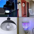 Lâmpada de choque elétrico para mosquito. 0 casa,mesa e jardim 