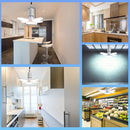 Lâmpada LED dobrável em forma de ventilador. 0 casa,mesa e jardim 