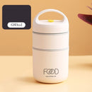 Lancheira de aço inoxidável 304 para crianças. 0 casa,mesa e jardim Rosa 680ML 