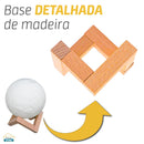 Luminaria 3D Touch Lua Cheia Abajur LED Decoração USB RGB Luminaria 3D Touch Lua Cheia Abajur LED Decoração USB RGB Paneshopping.com 