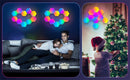 Luminária de LED Hexagonal Controle Remoto TouCloud Luminária de LED Hexagonal Controle Remoto TouCloud Paneshopping.com 