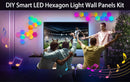 Luminária de LED Hexagonal Controle Remoto TouCloud Luminária de LED Hexagonal Controle Remoto TouCloud Paneshopping.com 