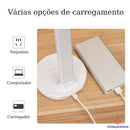 Luminária de Mesa para Estudo LED Recarregável Luminária de Mesa para Estudo LED Recarregável Paneshopping.com 