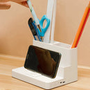 Luminária de Mesa Recarregável para Estudos em LED Luminária de Mesa para Estudos Porta Objeto Loja 