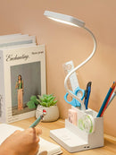 Luminária de Mesa Recarregável para Estudos em LED Luminária de Mesa para Estudos Porta Objeto Loja 