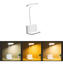 Luminária de Mesa Recarregável para Estudos em LED Luminária de Mesa para Estudos Porta Objeto Loja 