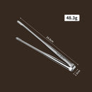 Pinças de aço inoxidável para cozinha. 0 casa,mesa e jardim b 