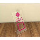 Placa Pix Pagamento QRCode De Mesa Balcão c/ Base - Acrílico 0 shopee 