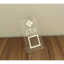 Placa Pix Pagamento QRCode De Mesa Balcão c/ Base - Acrílico 0 shopee 