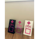 Placa Pix Pagamento QRCode De Mesa Balcão c/ Base - Acrílico 0 shopee 