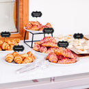 Placas de Preço Mini Lousa Romântica Quadro Negro de Madeira Pacote com 24 PÇS 6x9cm Placa de Preço Paneshopping.com 