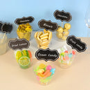 Placas de Preço Mini Lousa Romântica Quadro Negro de Madeira Pacote com 24 PÇS 6x9cm Placa de Preço Paneshopping.com 