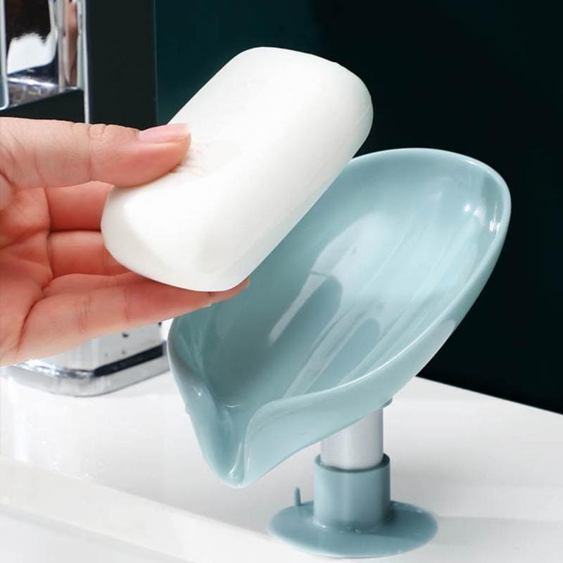 Porta Sabonete Folha Portátil para Banheiro. 0 casa,mesa e jardim 