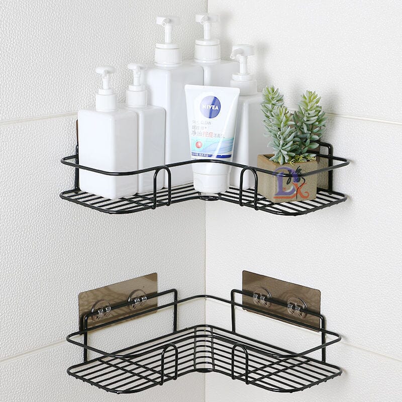 Prateleiras De Armazenamento De Canto De Parede Para O Banheiro. 0 casa,mesa e jardim 