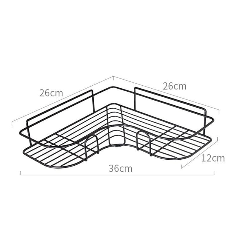 Prateleiras De Armazenamento De Canto De Parede Para O Banheiro. 0 casa,mesa e jardim 