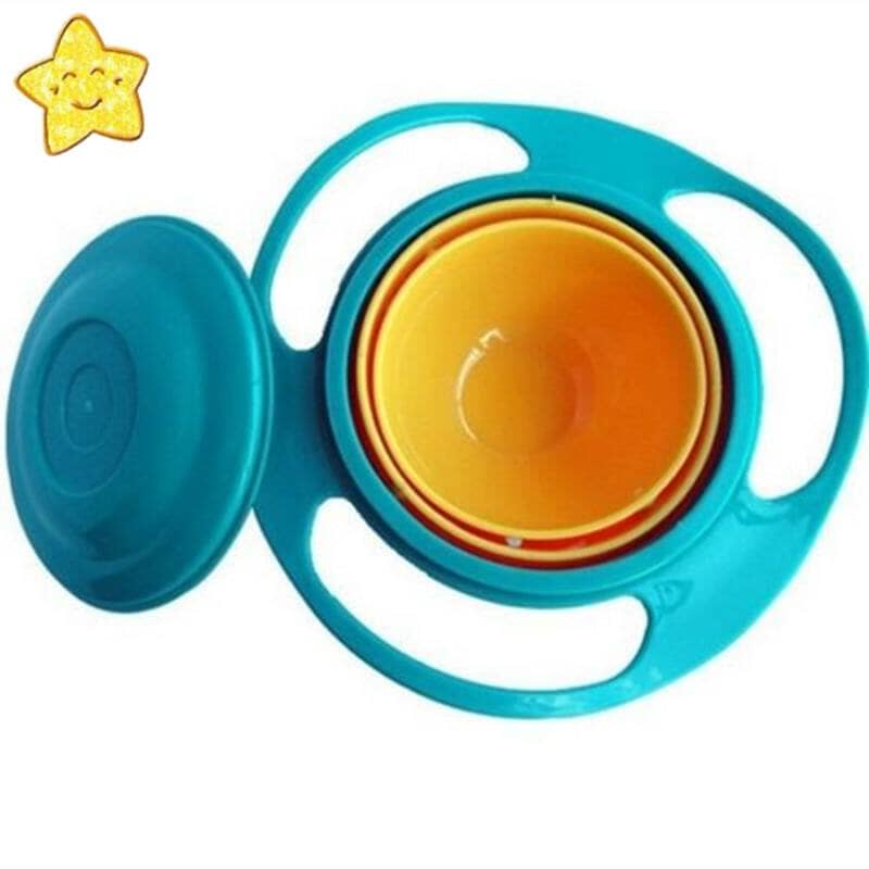 Prato Mágico Infantil Tigela 360 Giro Bowl Bebê Não Derrama Infantil Paneshopping 