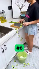 Lixeira Retrátil Multiuso com Suporte Para Saco de Lixo