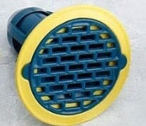 Protetor de ralo para banheiro. 0 casa,mesa e jardim Azul 1pc 