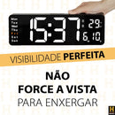 Relógio de Parede Digital LED Relógio de Parede Digital LED Paneshopping.com 