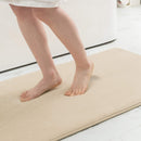 Tapete Absorvente para Banheiro Antiderrapante Tapete Absorvente para Banheiro Loja 60x90cm Bege 