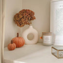 Vaso Nórdico Circular de Cerâmica Decorativo Loja 