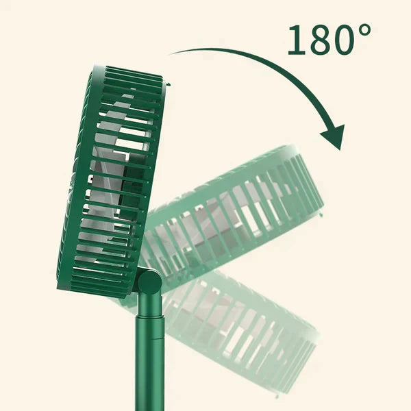 Ventilador Portátil Silencioso Inteligente Com Controle Remoto Ventilador Portátil Silencioso Inteligente - Power Fresh Loja 