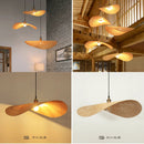 ZK20 Bamboo Weaving Chandelier Lamp 60/50/40cm Hanging LED Ceiling Light Pendant Lamp Fixtures Rattan Woven Home Bedroom Decors Paneshopping.com 