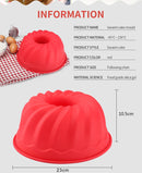 Cake Silicone Mold 9 Inch Gear Shape Mousse Cake Bakeware DIY Toast Bread Baking Tool Chocolate Mold Jelly Pudding Mold 0 Paneshopping.com 