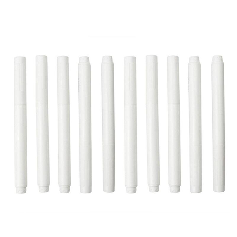 Caneta Giz (Branca) Líquido Apagável p/ Placas de Preço e Etiquetas Pretas Pct c/ 3/5 e 10 Unidades 0 Paneshopping.com 10 Unidades Branca 