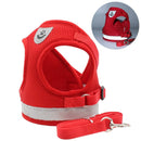 Colete Regulável e Super Confortável para Cachorro e gato 0 NACIONA1SS Vermelho P(30-40cm 1.5-3KG) 