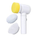 Escova De Limpeza Eletrica Com 3 Cabeças USB Recarregavel Giratorio Mini Minha loja 