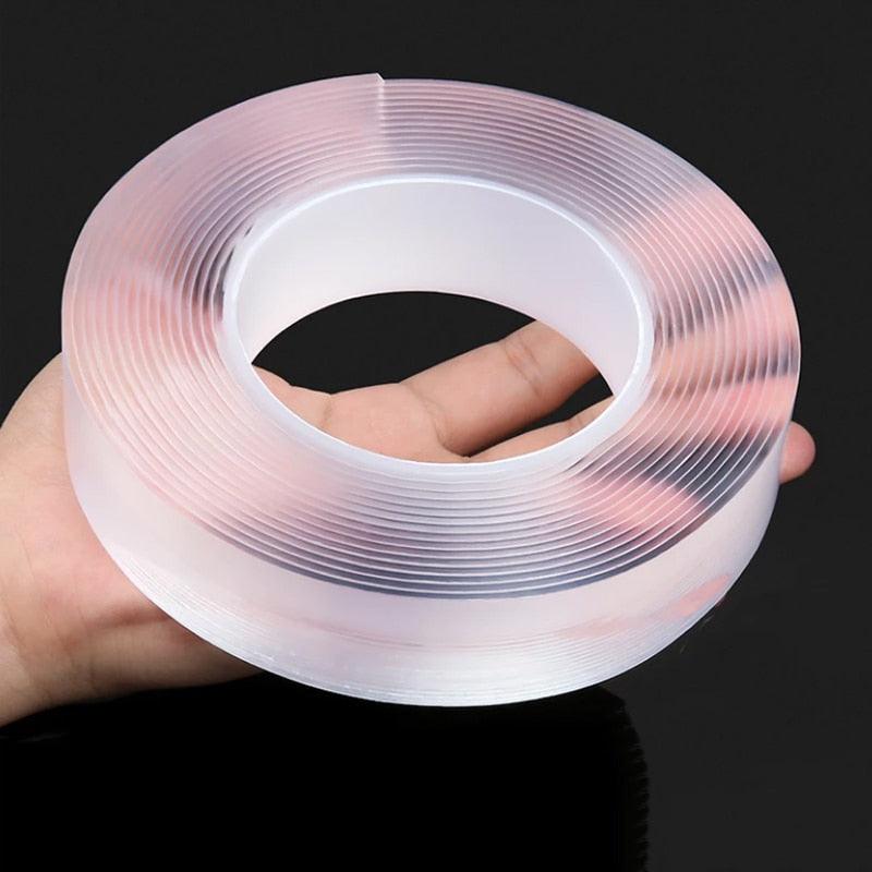 Fita Adesiva Dupla Face Scotch Tape Pro a Prova D'água Reutilizável 20mm 0 Paneshopping.com 1 Metro 