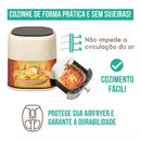 Forma Descartável Para Fritadeira Air Fryer Em Papel Antiaderente Redondo Cozinha shopee 
