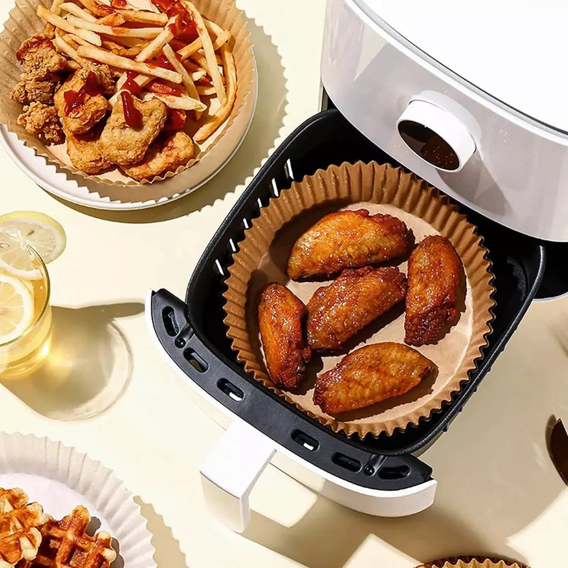 Forma Descartável Para Fritadeira Air Fryer Em Papel Antiaderente Redondo Cozinha shopee 