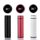 Garrafa Térmica Para Café Água e Bebidas Com Exibição De Temperatura CP09GARRAFATERMICA Núcleo Shop Preto 