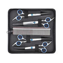 Kit Tesouras Profissionais Para Tosa Pet Aço Inox Prata Minha loja 