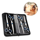 Kit Tesouras Profissionais Para Tosa Pet Aço Inox Prata Minha loja 