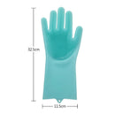 Luva c/ Esponja de Silicone Para Lavar Louças 0 paneshopping.com 